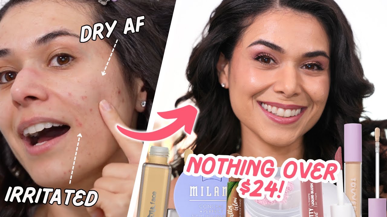 My Skin is Irritated but I Have Plans! Full Face Soft Glam Makeup for Dry Sensitive Skin