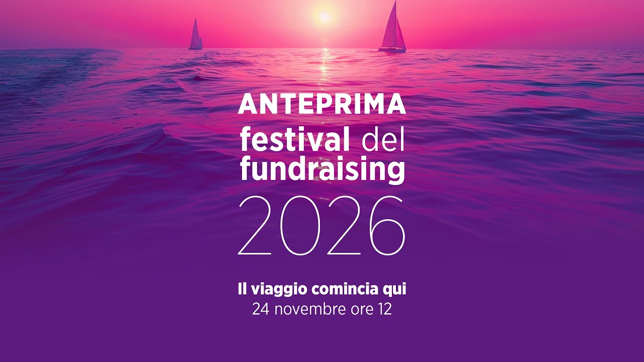 LIVE: Anteprima Festival del Fundraising 2026