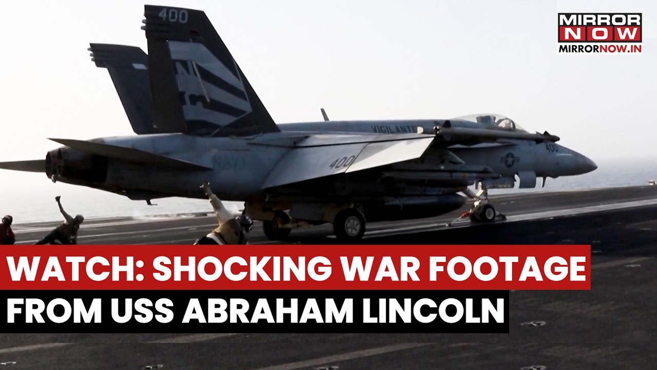 US Releases Dramatic Iran War Footage Showing Fighter Jet Ops On USS Abraham Lincoln