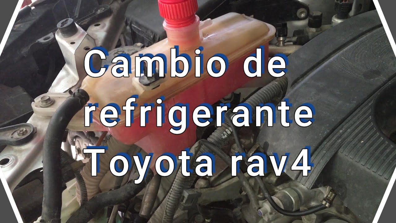 ¡Refresca el motor! Cambio de Refrigerante en Toyota Rav4 2010 - Guía Paso a Paso