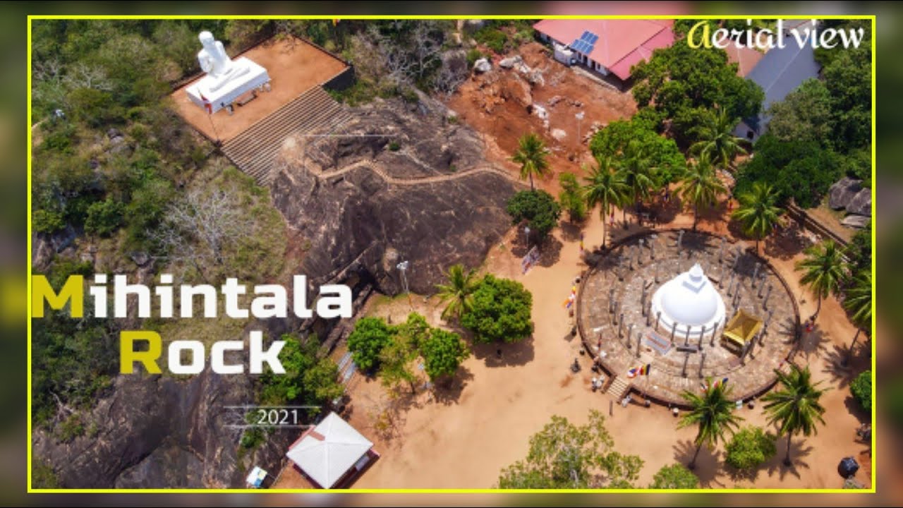 MIHINTALE ROCK | Aerial view| Around Sri Lanka - The heart of the Indian Ocean