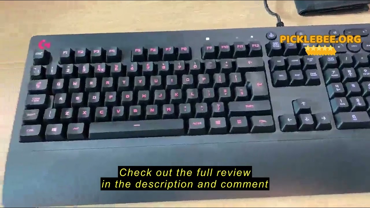 Review Logitech G G213 Prodigy Gaming Keyboard, LIGHTSYNC RGB Backlit Keys, Spill-Resistant, Customi