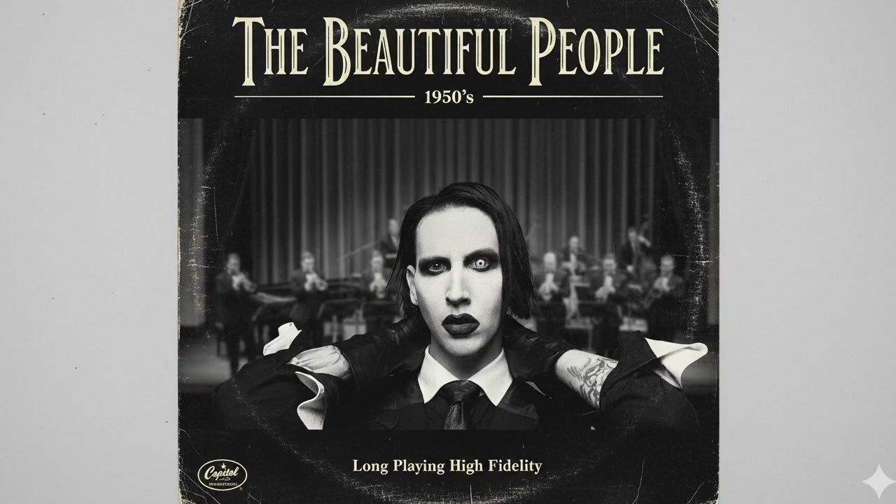Marilyn Manson - The Beautiful People (1950's Big Band AI Cover)