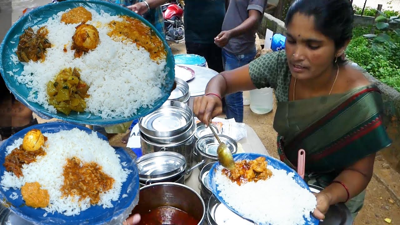 Cheapest Roadside Unlimited Meals | Indian Street food #Streetfood