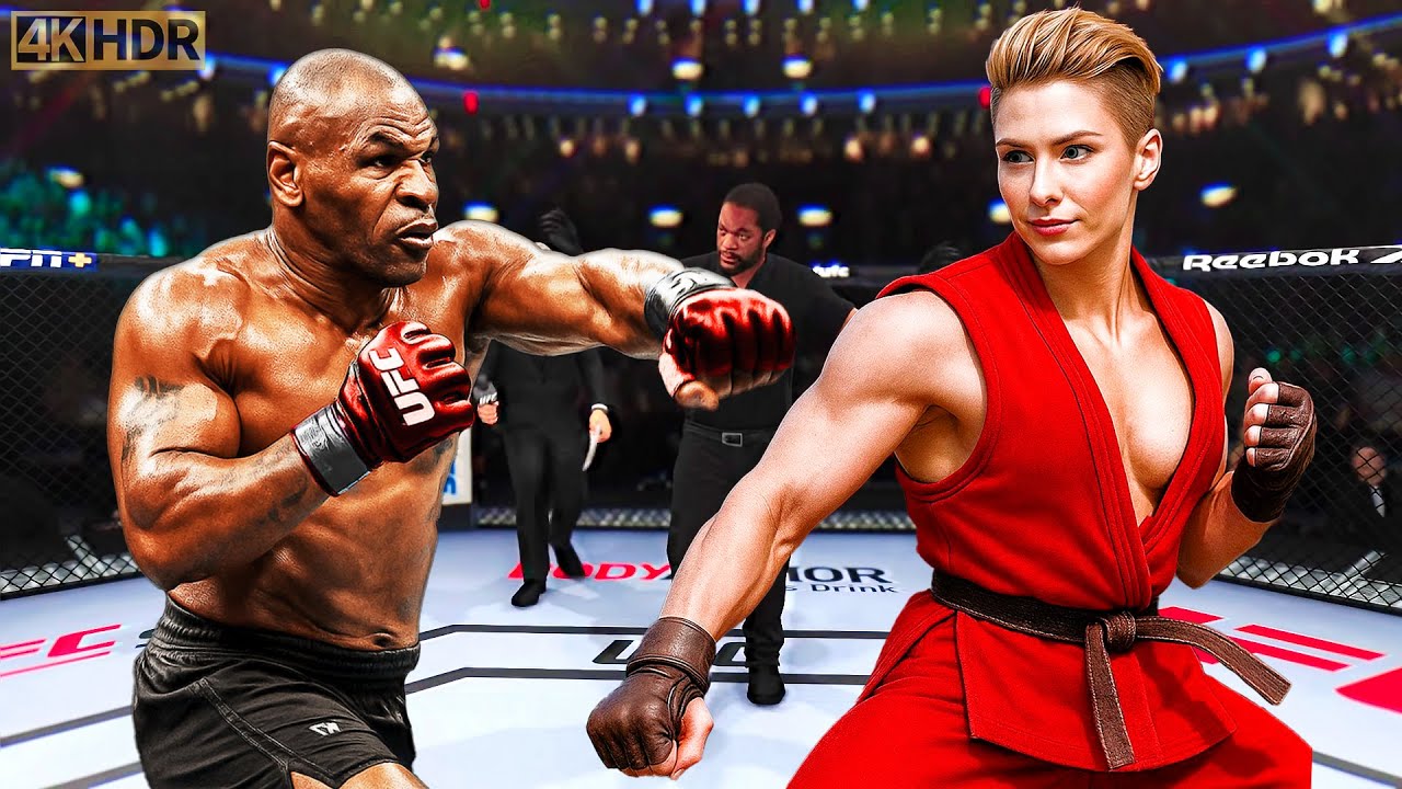 TRUE Mike Tyson vs. Ken's sister | EA Sports UFC 5