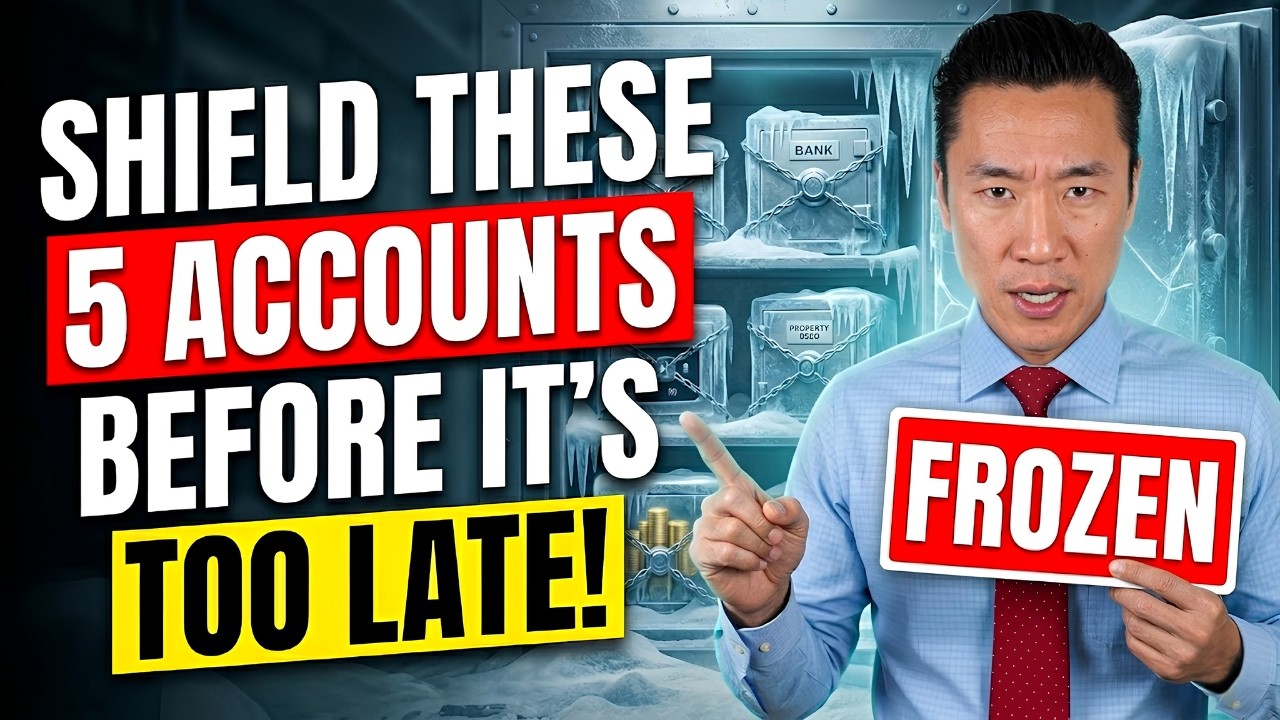 SHIELD THESE 5 ACCOUNTS BEFORE 2026 ENDS: Or The IRS + State Takes Everything (Critical Warning)