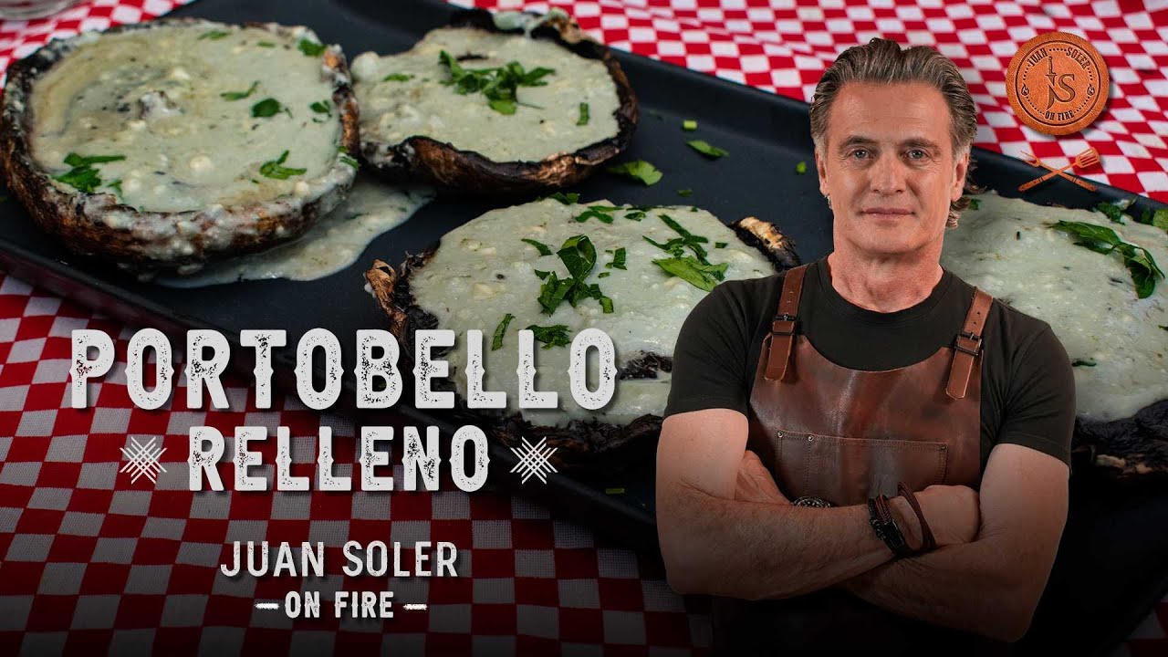 Portobello relleno a la parrilla: receta sin carne para parrillada | Juan Soler On Fire