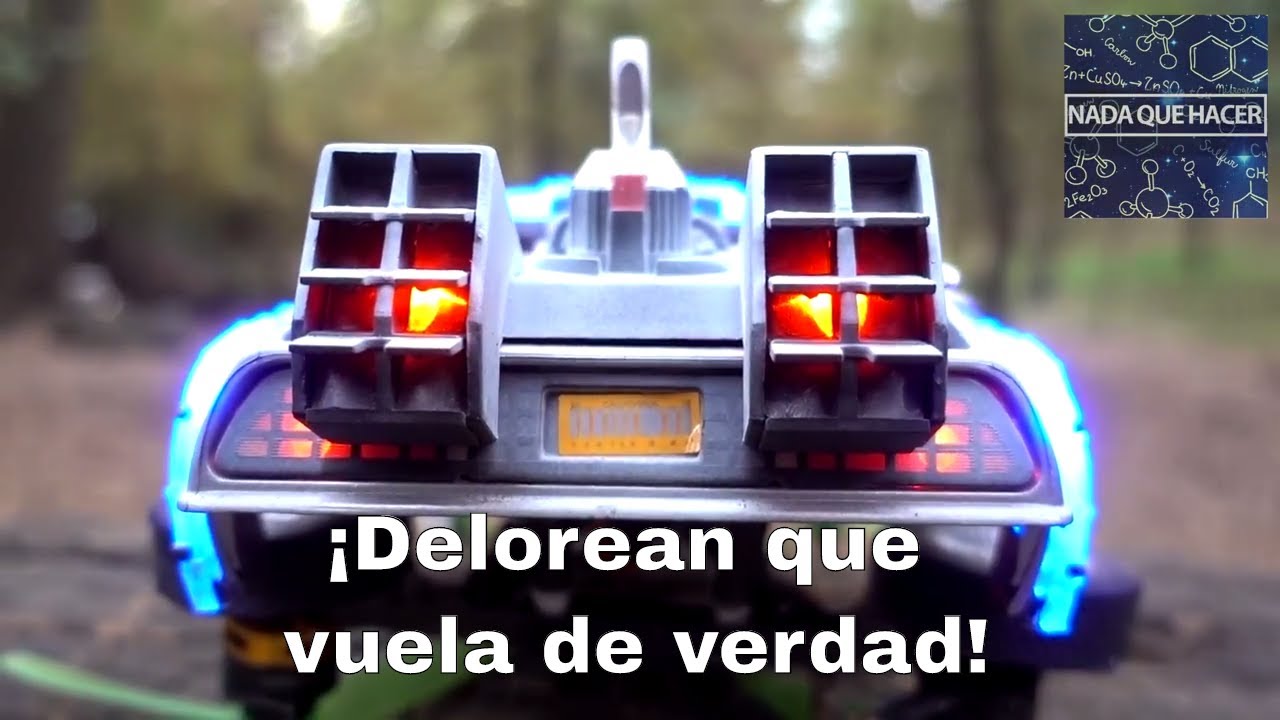 Drone Delorean de Volver al futuro II que vuela de verdad |NQUEH
