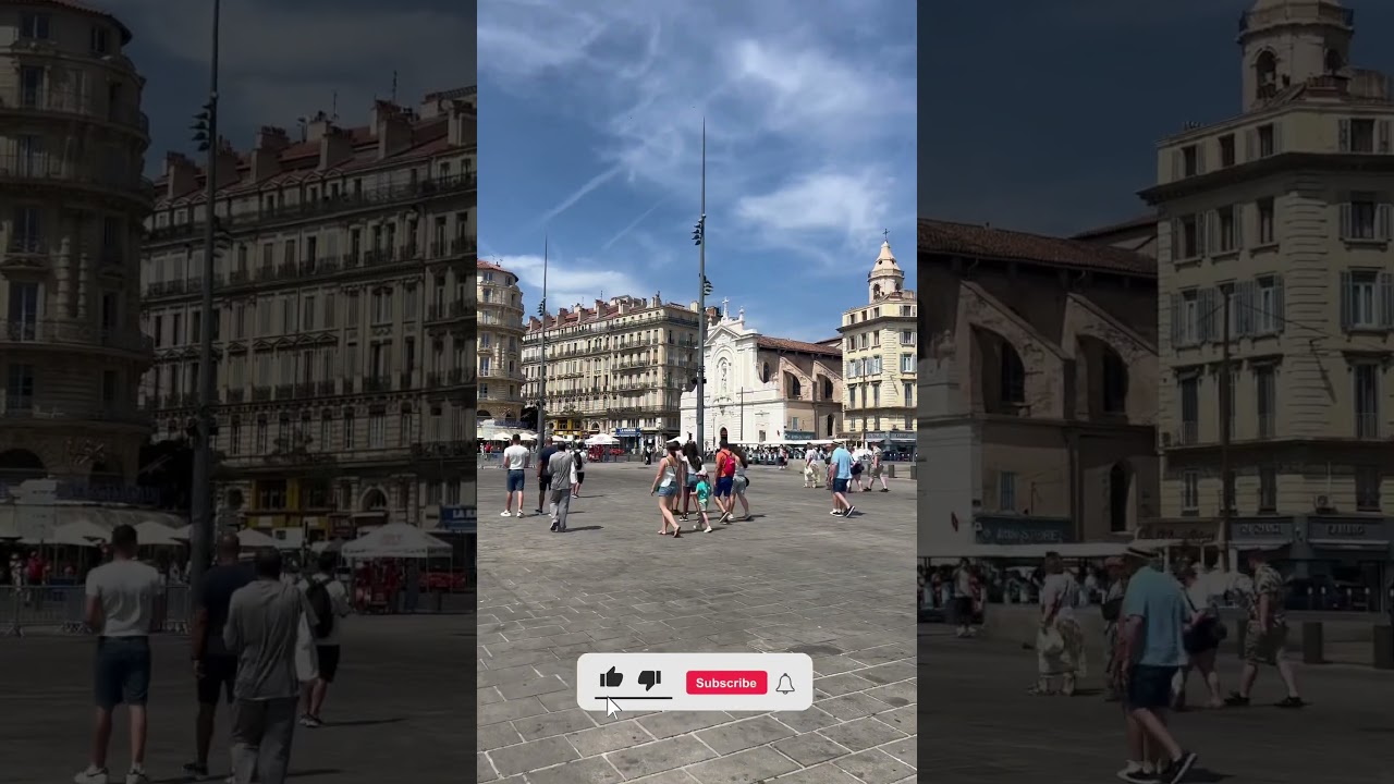 Marseille France: 4K Tour - Marseille's Most Iconic Streets & Old Port