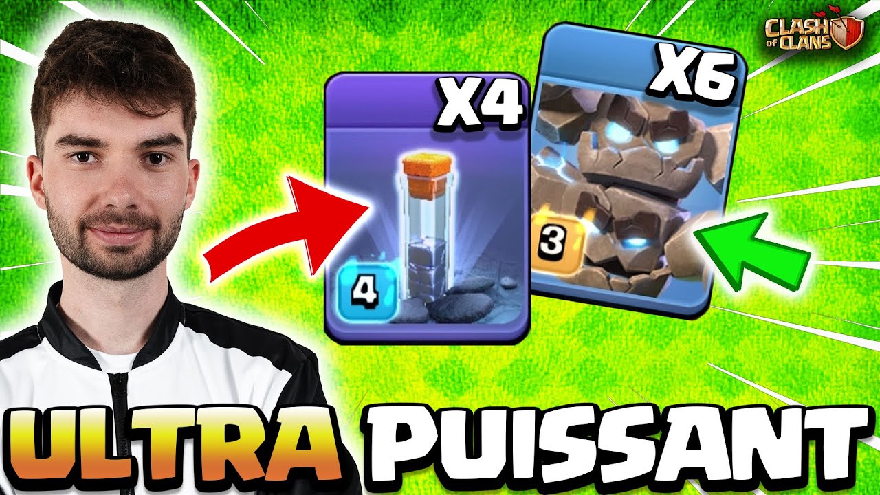 Utilisez CETTE COMPO Golem Météorique avant le NERF 😳🔥 Clash of Clans