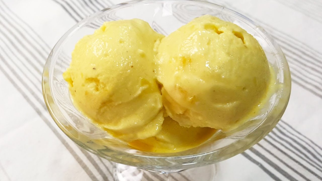 Sorvete CREMOSO com 2 INGREDIENTES - SEM AÇÚCAR, Sem Leite, Fácil e Delicioso!