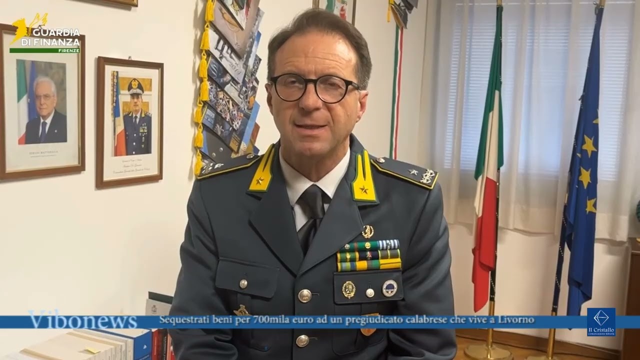 Sequestrati beni per 700mila euro ad un pregiudicato calabrese che vive a Livorno