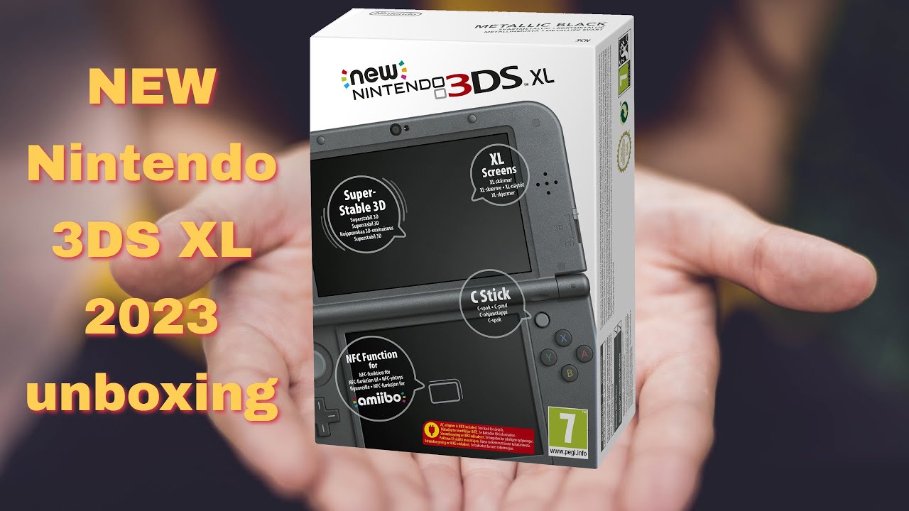Time capsule ASMR: Unboxing New Nintendo 3DS XL, accessories and games in 2023