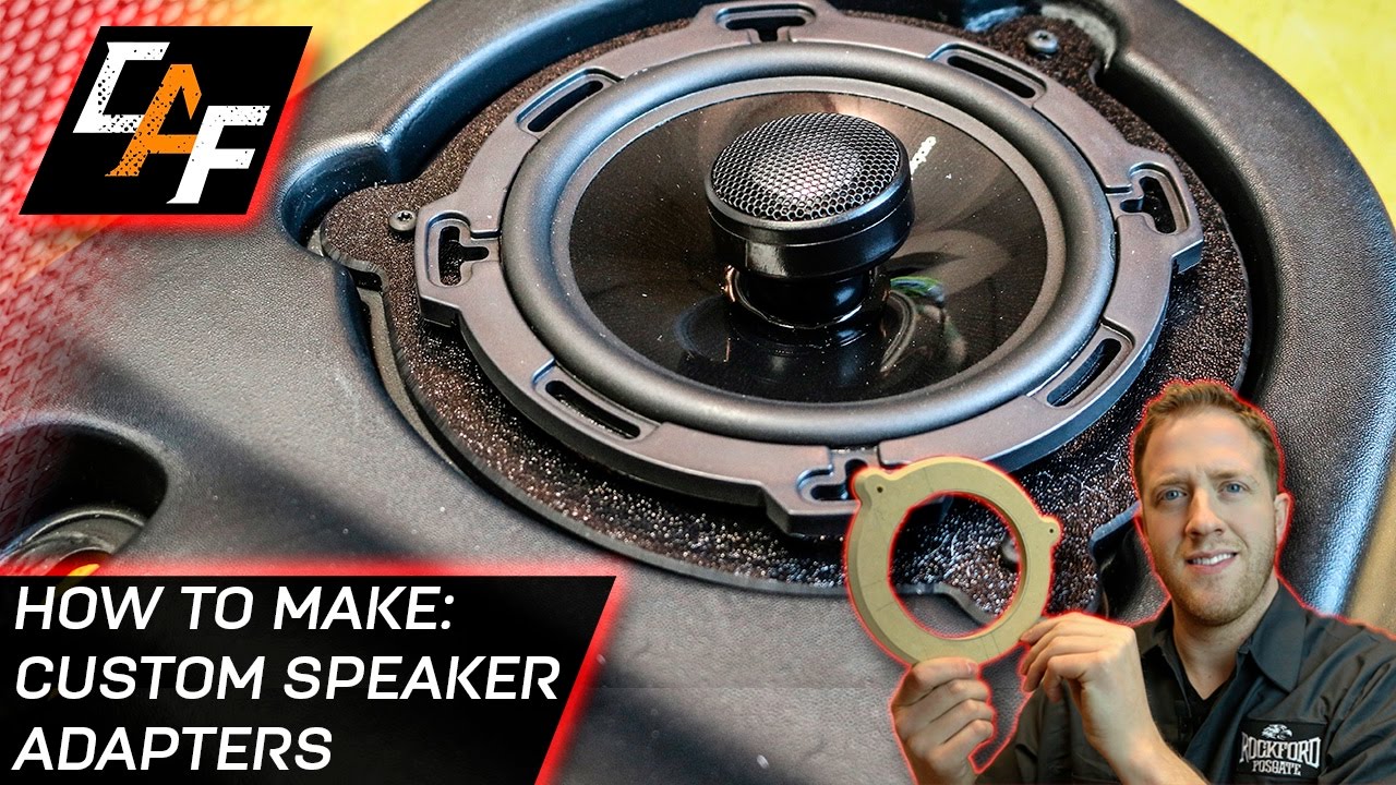 How to Make Speaker Adapter Brackets  - ABS Plastic - CarAudioFabrication