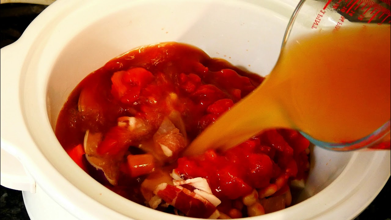 Sausage Casserole in a Slow cooker With Vegetables