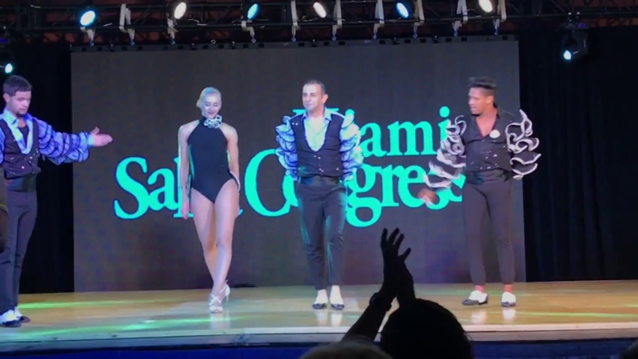 Franklin Diaz, Eddie Torres Jr, Malek Salsability, Paulina Turska Show at Miami Salsa congress 2017