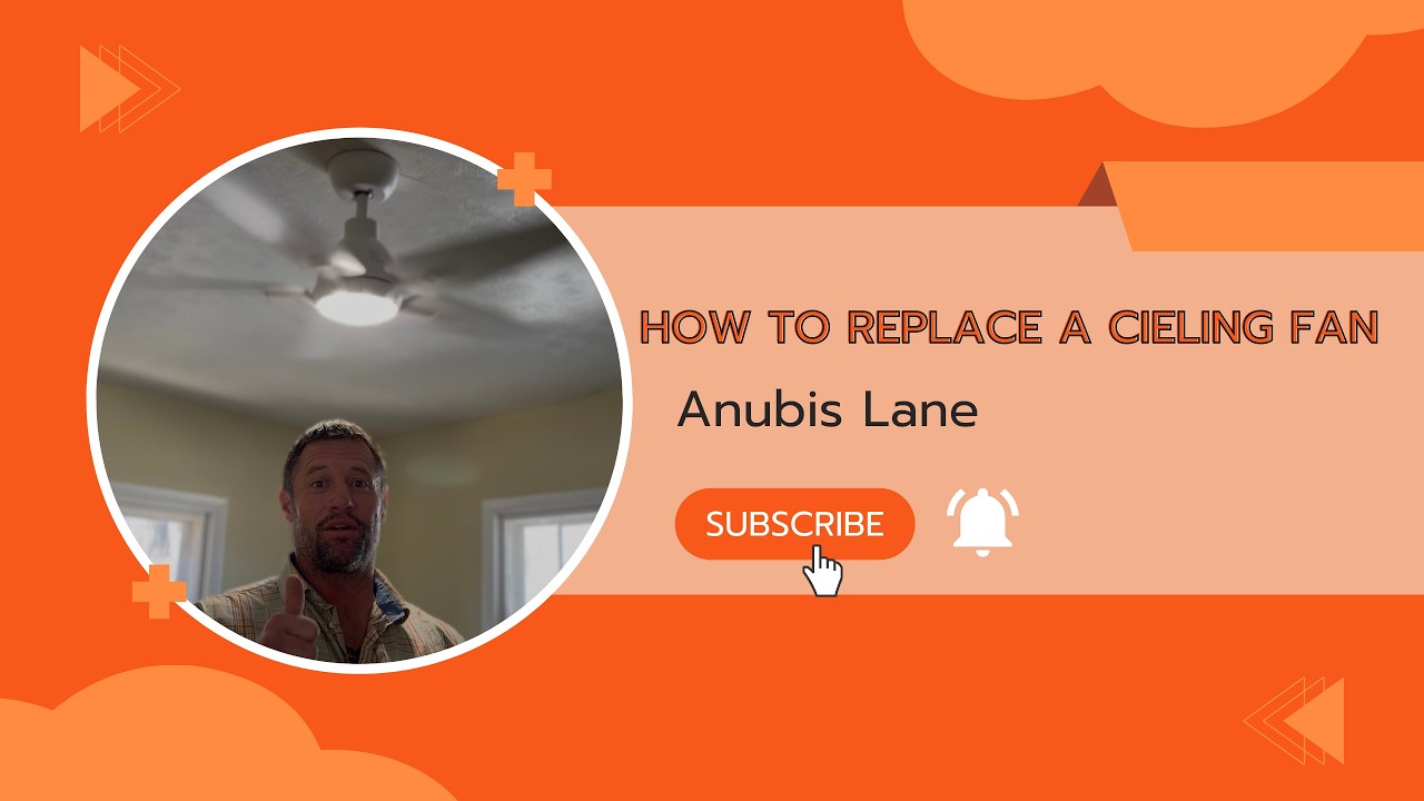 How To Replace Ceiling Fan DIY