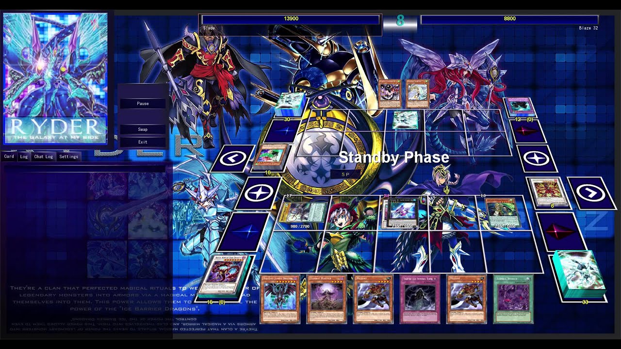Ryder & Majin VS Slade & Blaze - YGOPro