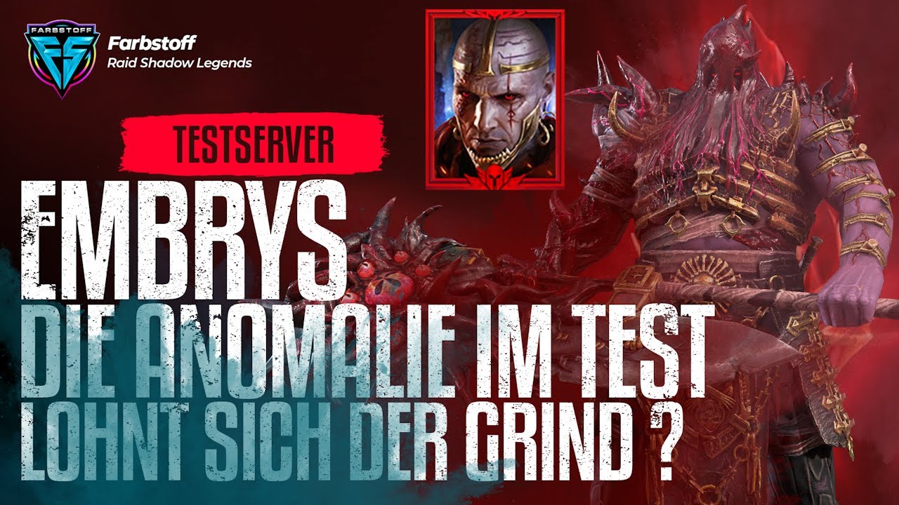 Raid: Shadow Legends - Embrys die Anomalie - Der Initialtest - Adé Stoneskin  + Damage ?