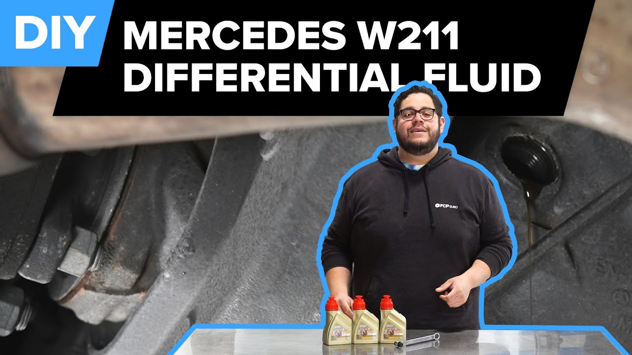 Mercedes E63 AMG Differential Fluid Service DIY(Mercedes W211 E55 AMG, W209 C63 AMG, C219 CLS63 AMG)