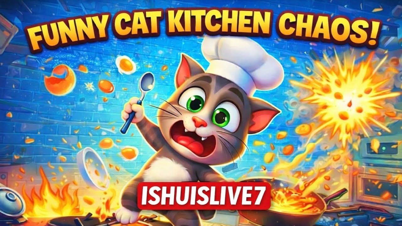 My Talking Tom cat is live with more Fun