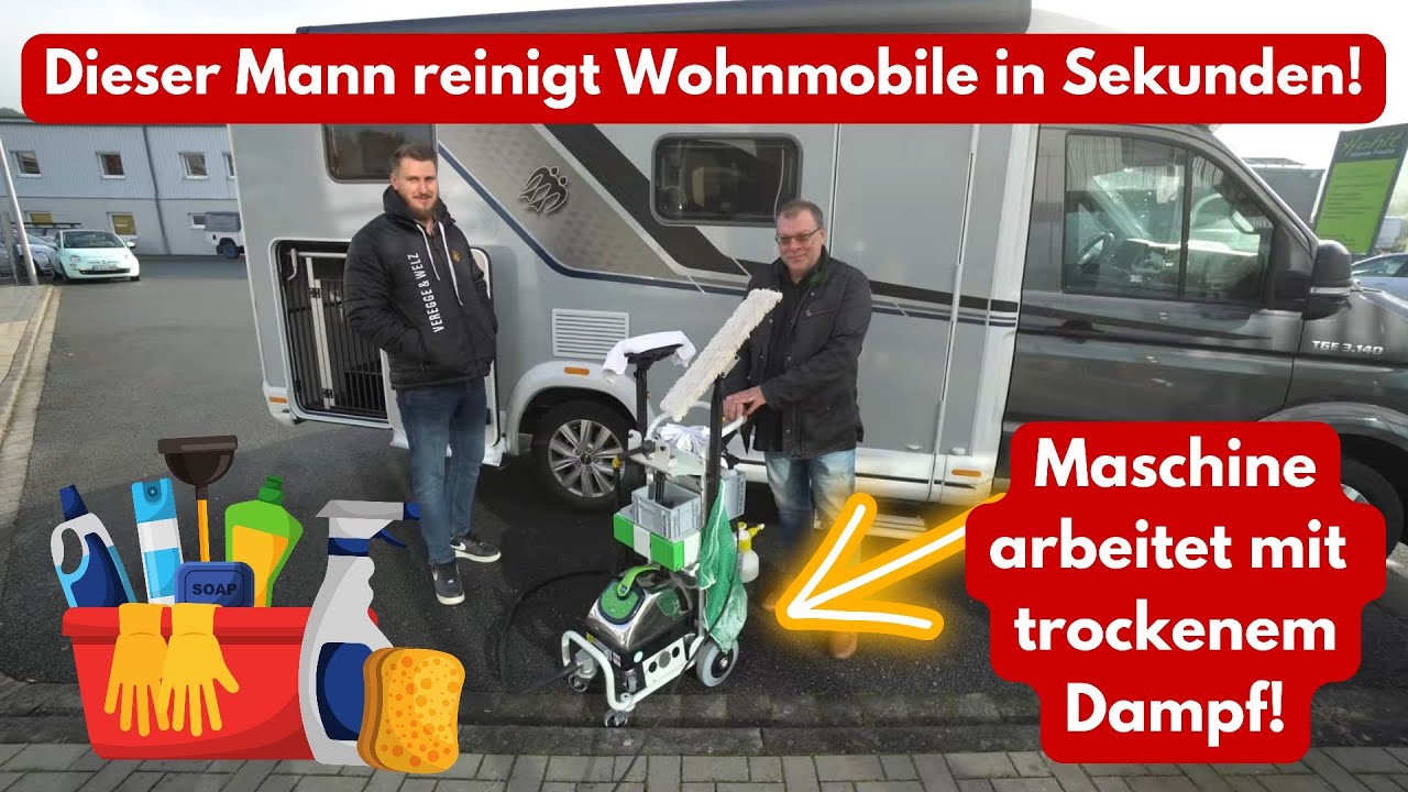 Wohnmobil Reinigung in Sekunden. Dieser Mann arbeitet mit ALLEN GEHEIM-TRICKS. Unglaublich!