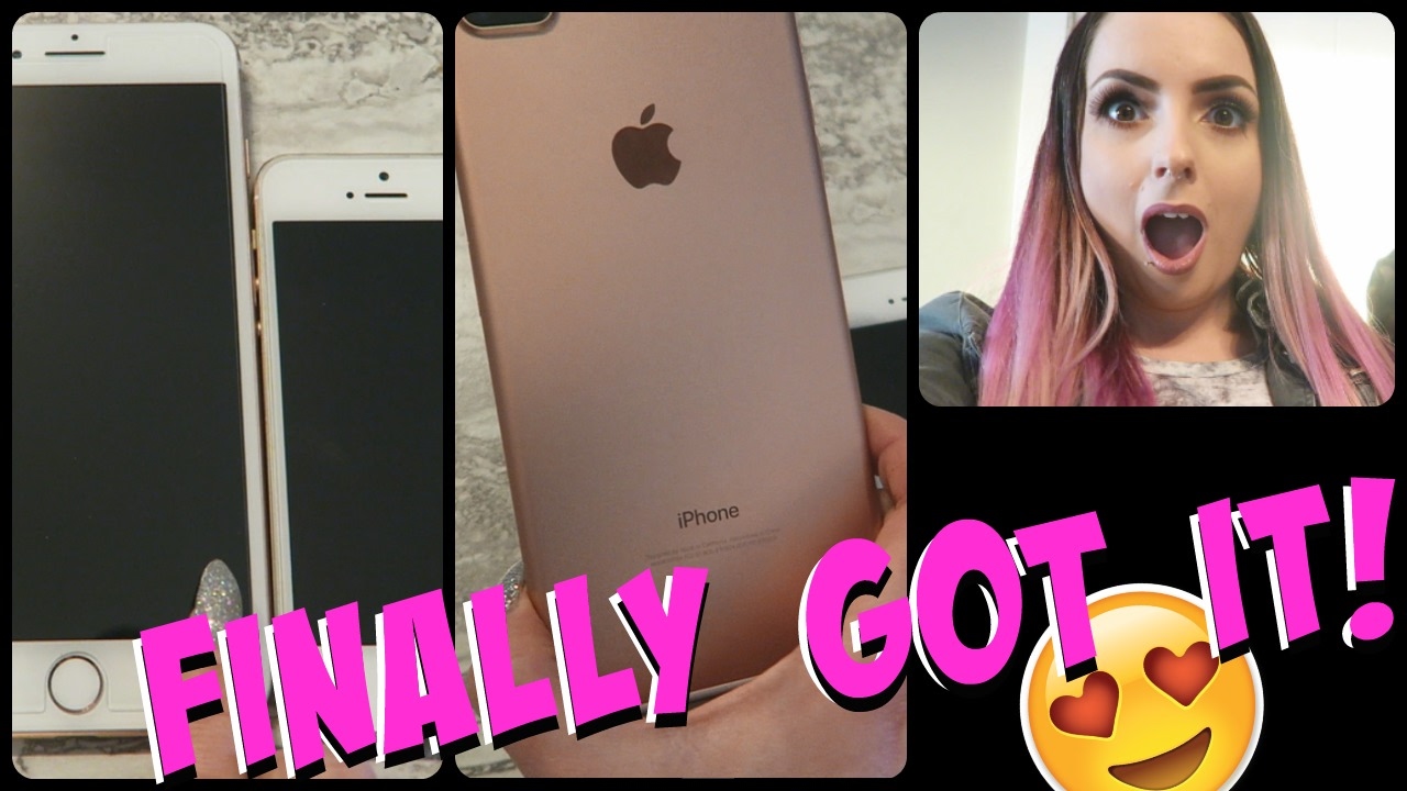 GOT THE IPHONE 7 PLUS!!!