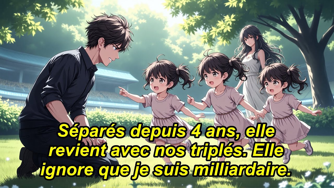 Séparés depuis 4 ans, elle revient avec nos triplés. Elle ignore que je suis milliardaire.