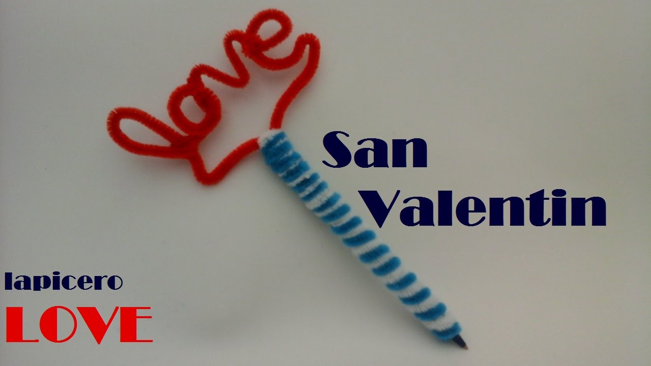 LAPICEROS Y PLUMAS DECORADOS LOVE (REGALO SAN VALENTIN)