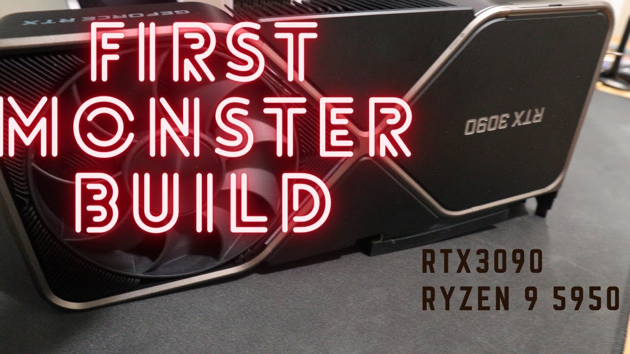 RTX 3090/ RYZEN 5950 gaming and video editing pc build.