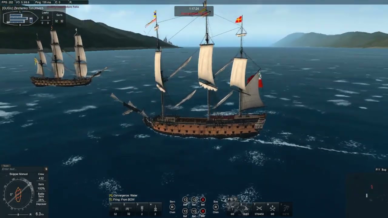 Naval Action 1v1 Battle | [FURY] Commodore Felix