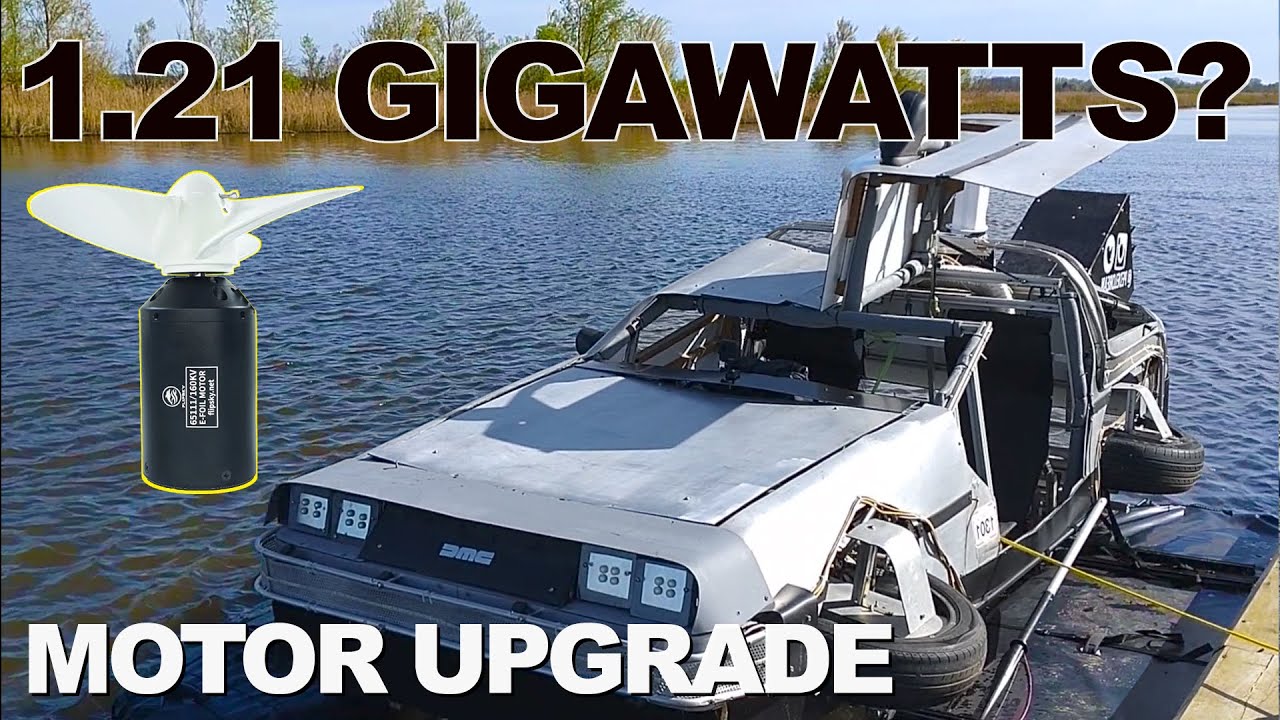 1.21 Gigawatts! Upgrading to a Flipsky 65211 e-foil motor and Flipsky 75100 ESC for more power