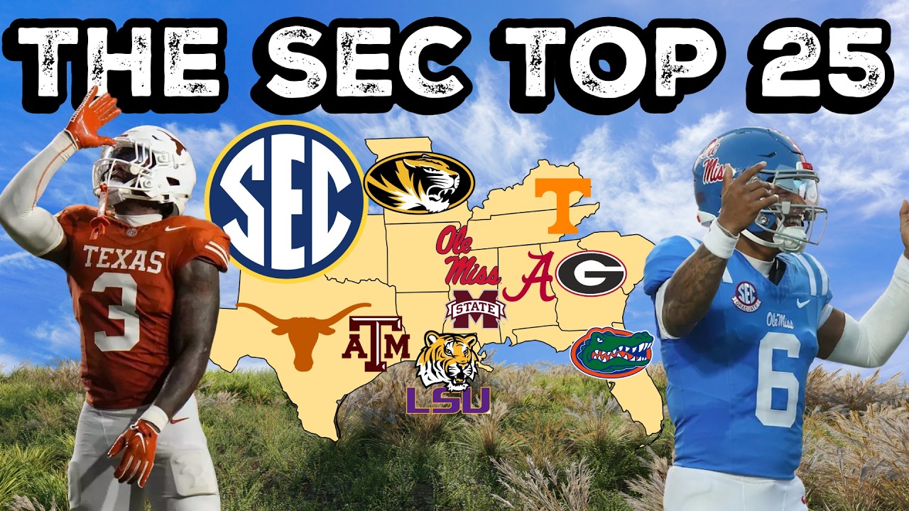 The SEC has 10 Teams in the Top 25 in College Football
