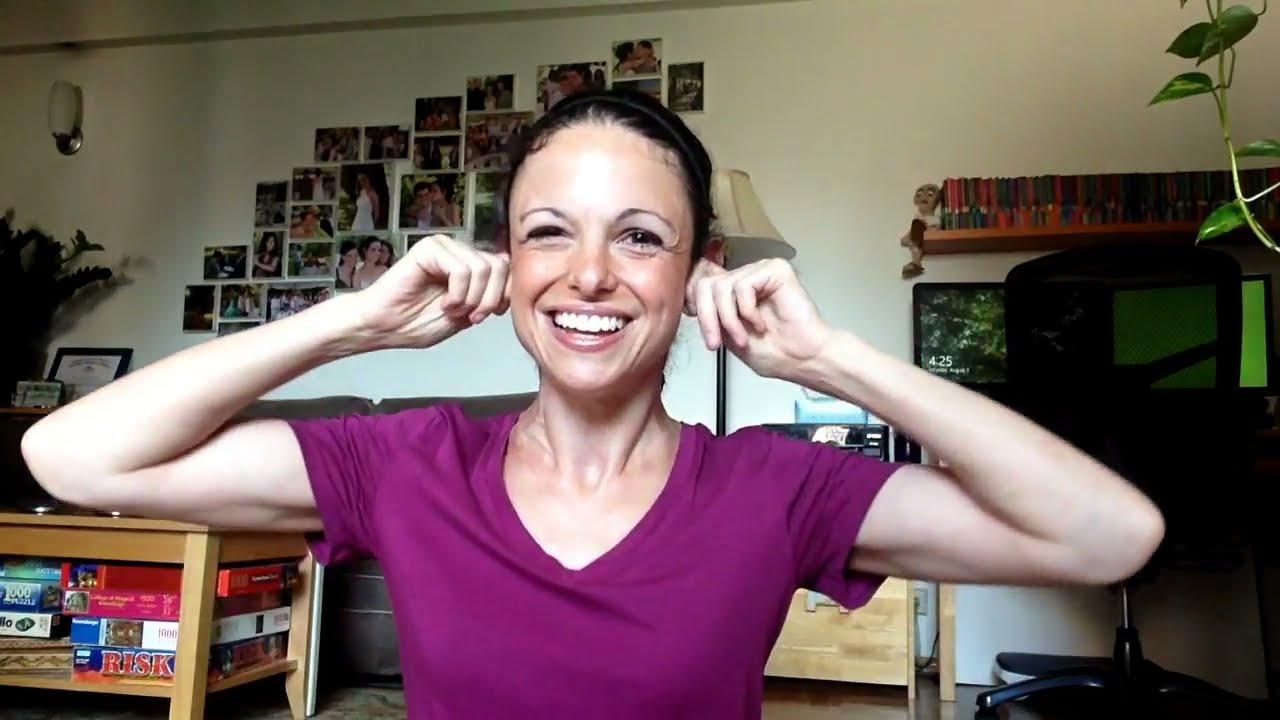 Ears self-massage to help you recharge