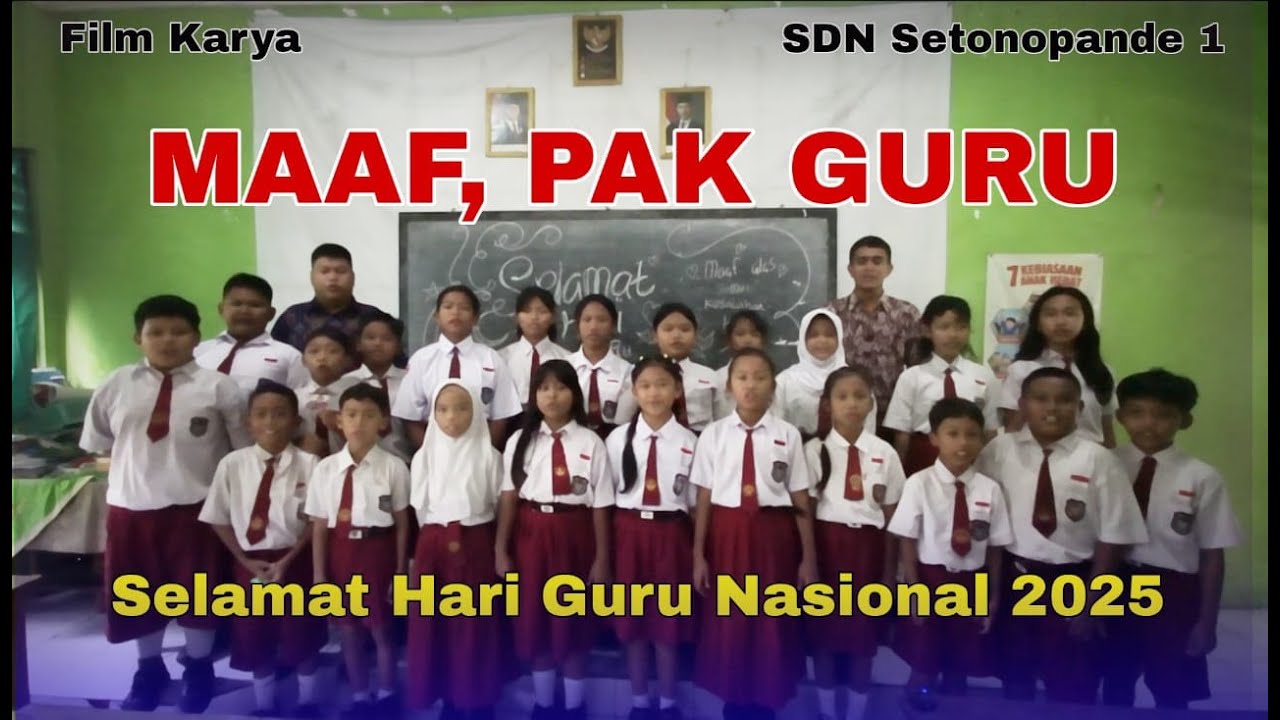 Maaf, Pak Guru | Hari Guru Nasional 2025 | Film Pendek | FIMI PALM 2