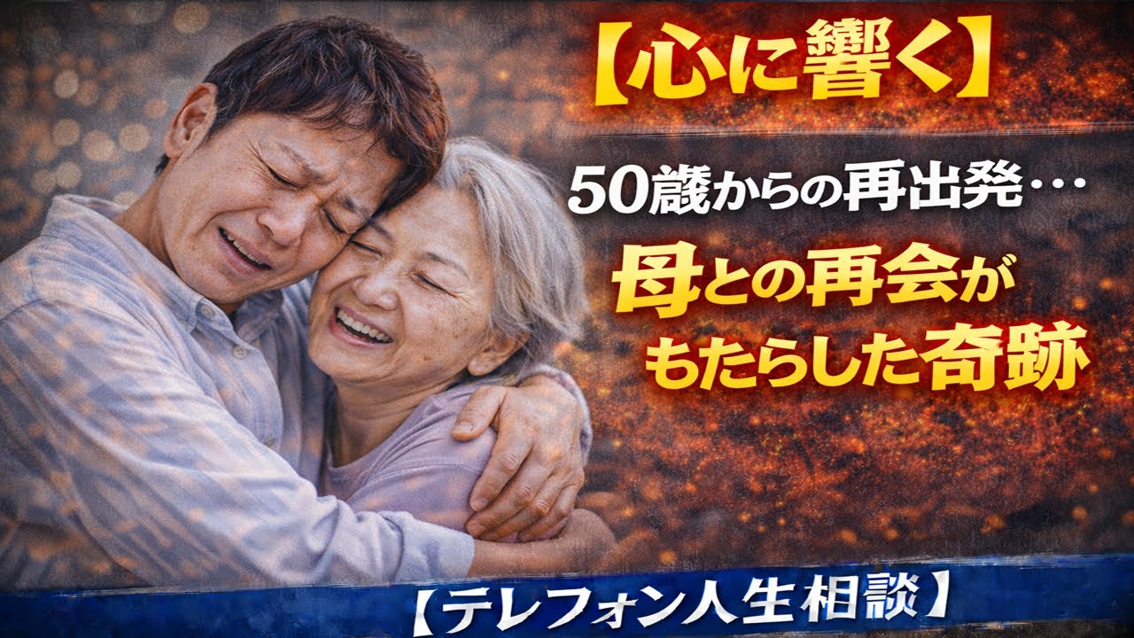 【心に響く】50歳からの再出発…母との再会がもたらした奇跡 [テレフォン人生相談 ]