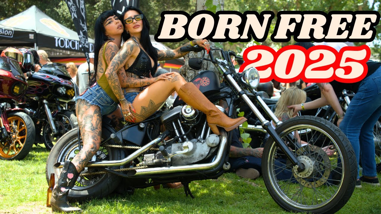 BORN FREE 16 - 2025 Motorcycle Show - VLOG
