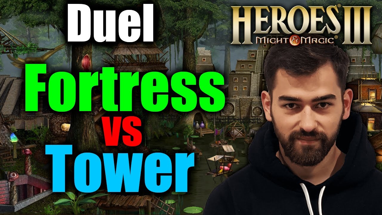 Duel Fortress vs Tower | Gluhammer Heroes 3 Multiplayer PL
