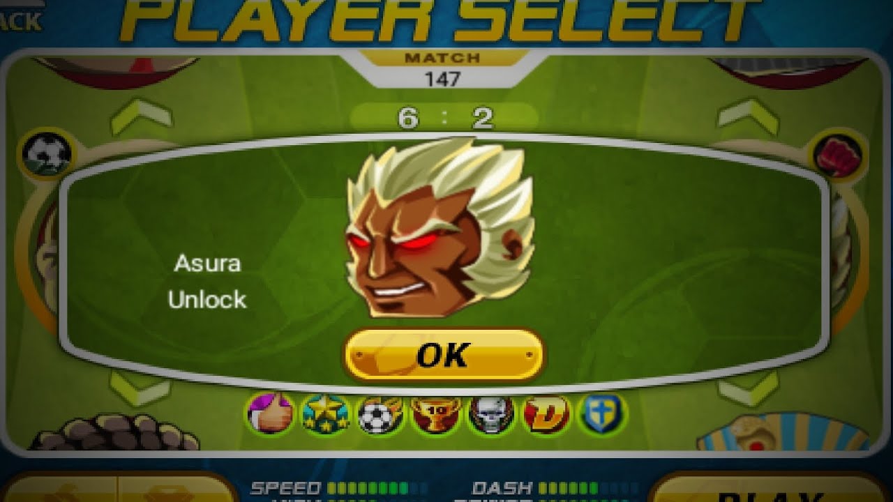 Head soccer 2.1 - road to a perfect account: unlocking asura.