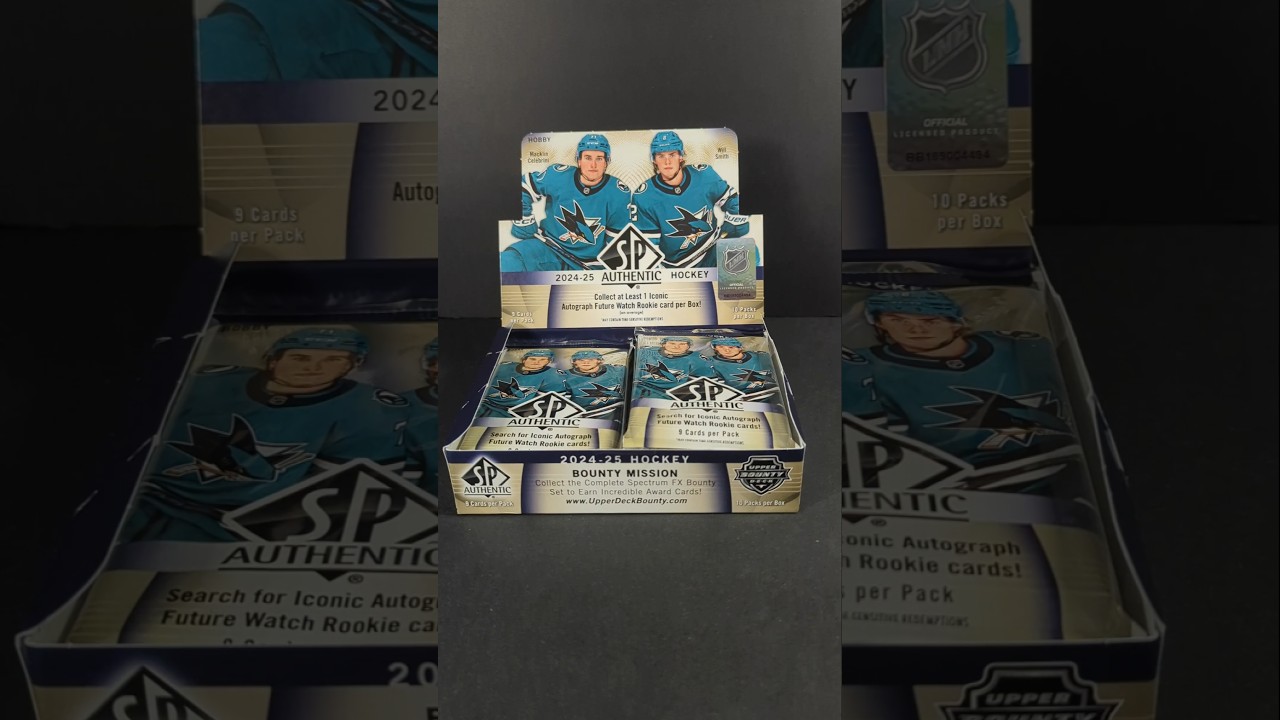 2024-25 SP AUTHENTIC HOCKEY PACK BREAK HUNT 🔎 FOR FUTURE WATCH AUTOGRAPH ROOKIE CARDS #hockeycards