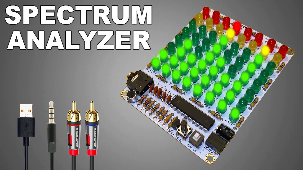 LED Audio Spectrum Analyzer DIY Tutorial