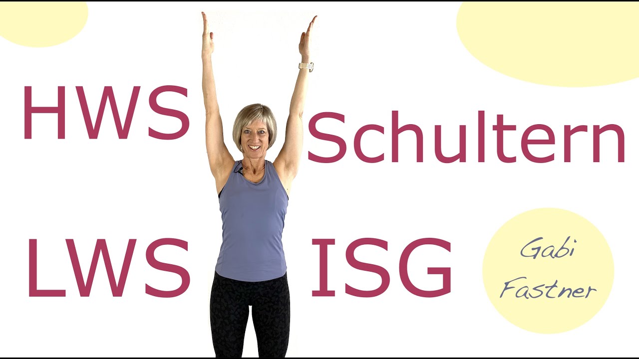 💡37 min. Physio-Fitness für Schulter, HWS, LWS, ISG