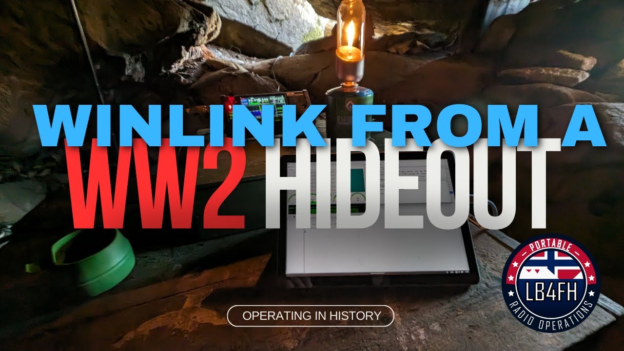 Winlink from a WW2 resistance hideout