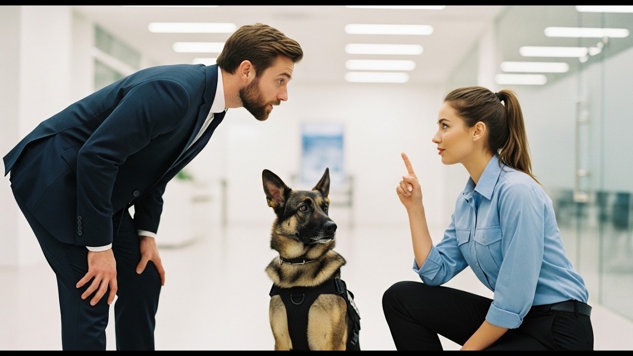 A Silent Signal To A Police Dog Makes The CEO Freeze Unaware She Saved The Company!!