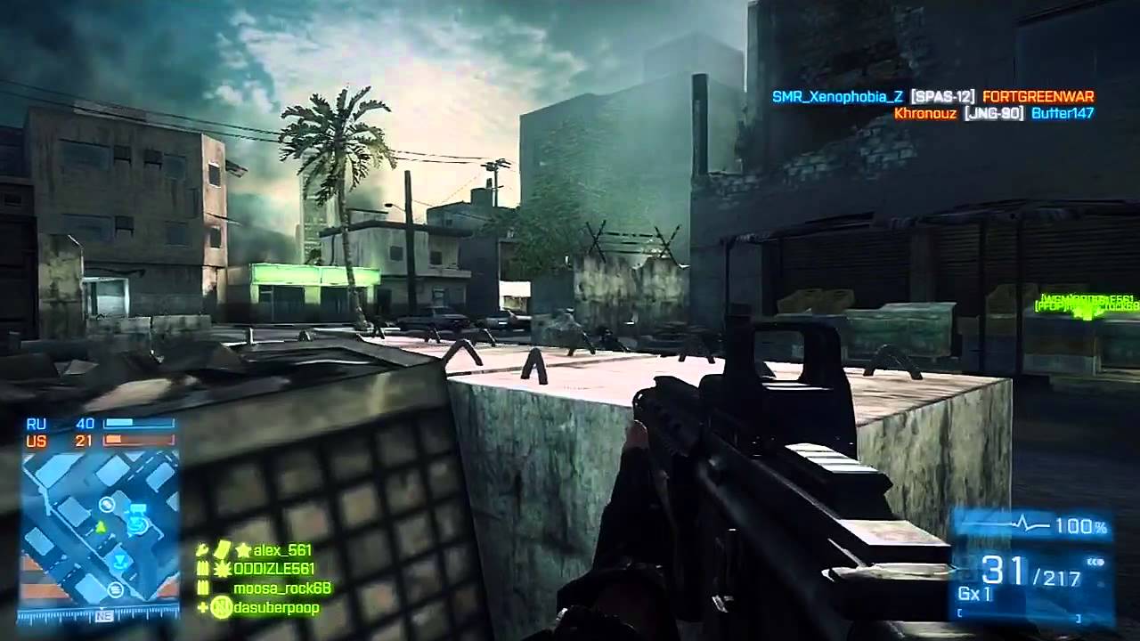 Battlefield 3 — Прямая трансляция с комментариями — Командный смертельный бой на полуострове Шарк...