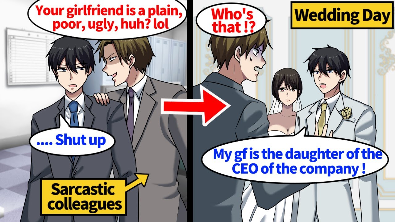 【Manga】My gf was ridiculed by a colleague for looking poor. But she is the daughter of the CEO...
