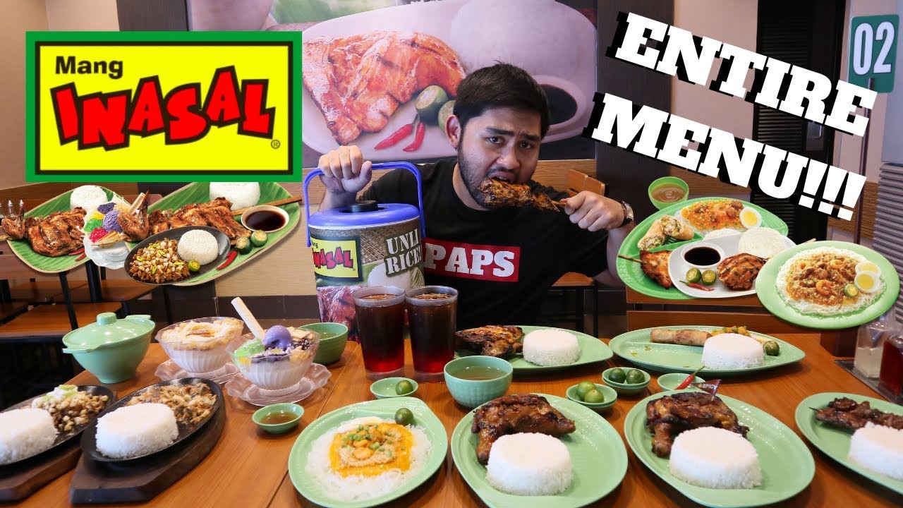 WE ORDER THE ENTIRE MENU OF MANG INASAL!!!