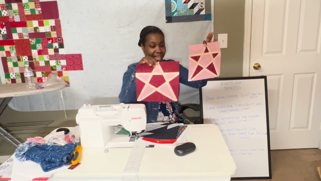 Finish-It Friday: Star Practice Quilt Blocks!