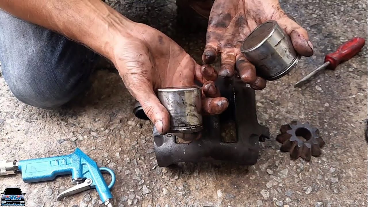 Reparo Pinça Freio Silverado - Todas F1000 e D20 93 em Diante. Vazando Fluido na Pinça