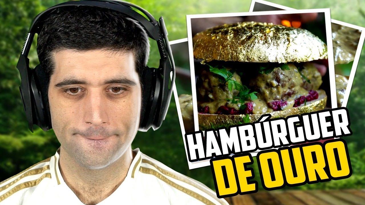 O HAMBÚRGUER DE OURO feito na selva